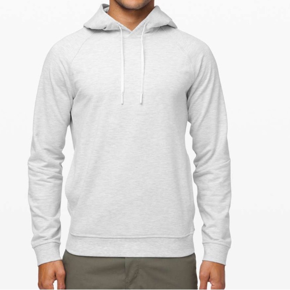 NWT Lululemon City Sweat Pullover Hoodie Heathered Ultra Light Grey Size XXL - Picture 8 of 10